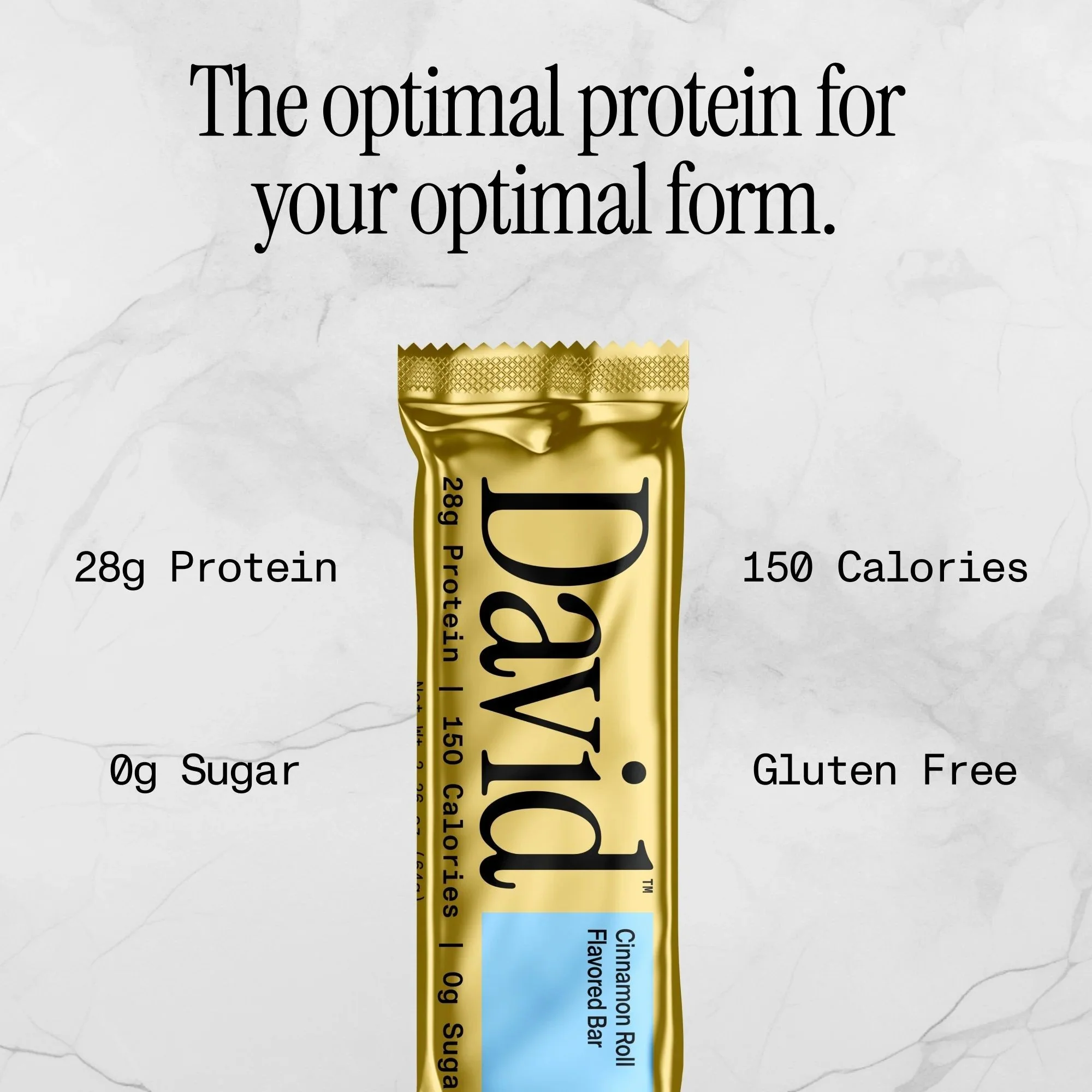 David Protein Bar Cinnamon Roll 62g - Image 3