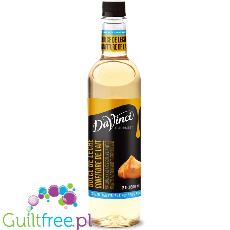 DaVinci Dulce de Leche - syrop kajmakowy bez cukru 0 kalorii, naturalny aromat