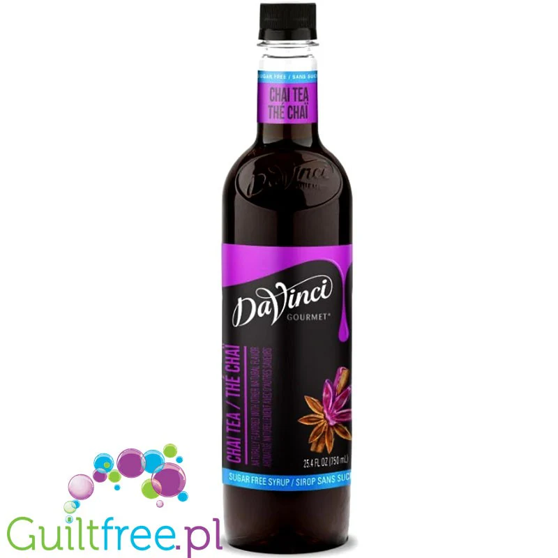 DaVinci Gourmet Chai Tea - syrop do kawy bez cukru i kalorii (herbata chai)