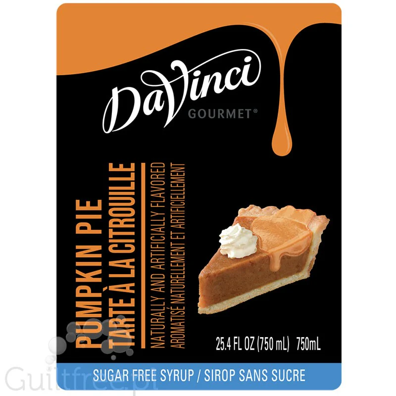 DaVinci Pumpkin Pie - syrop do kawy bez cukru i  kalorii (Ciasto Dyniowe) - Image 3