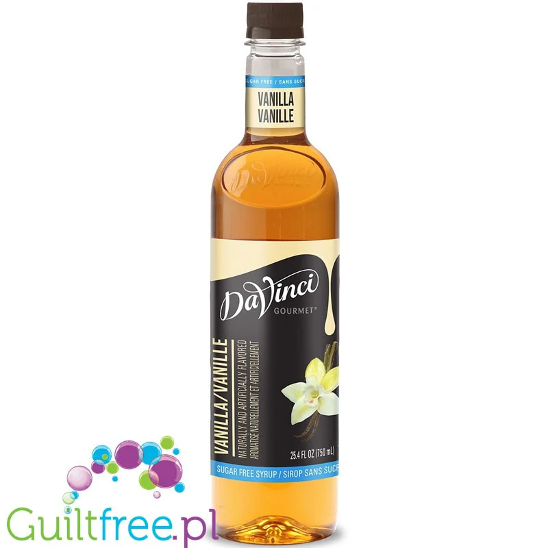 DaVinci French Vanilla - syrop do kawy bez cukru i  kalorii (Wanilia)