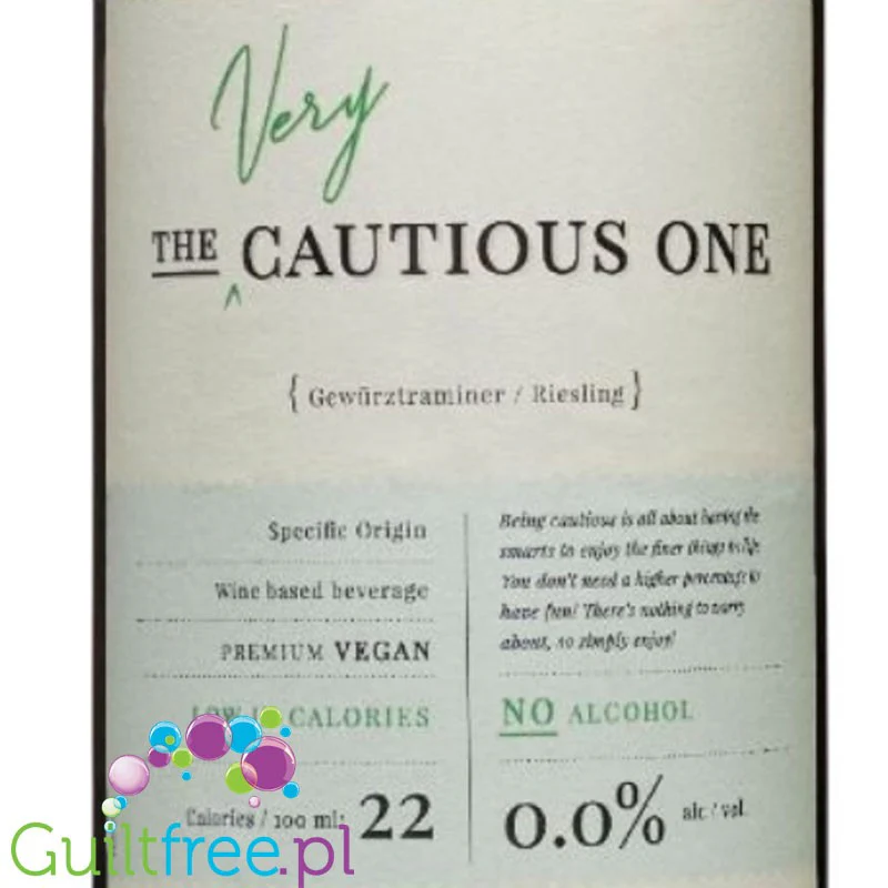 De Bortoli The Very Cautious One Gewürztraminer Riesling 0% - bezalkoholowe białe wino 20kcal, Australia - Image 2