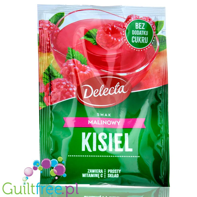Delecta kisiel malinowy bez cukru z witaminą C