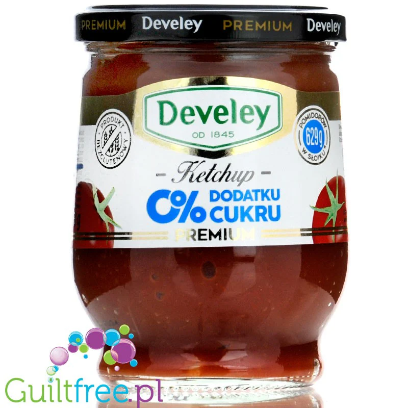 Develey Ketchup Premium 0% Dodatku Cukru - niskokaloryczny keczup tylko 52kcal