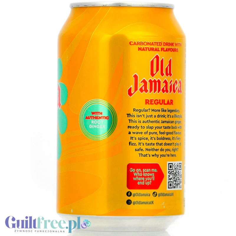 D&G Old Jamaica Ginger Beer Regular (CHEAT MEAL) bezalkoholowe piwo imbirowe  330ml 0% vol alk - Image 5