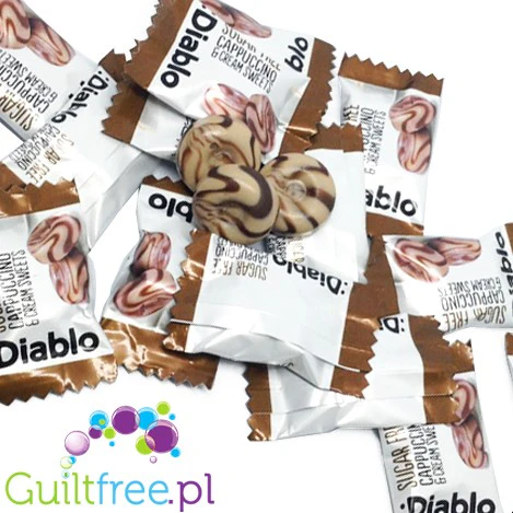 Diablo Cappuccino śmietankowe cukierki bez cukru 12kcal - Image 2