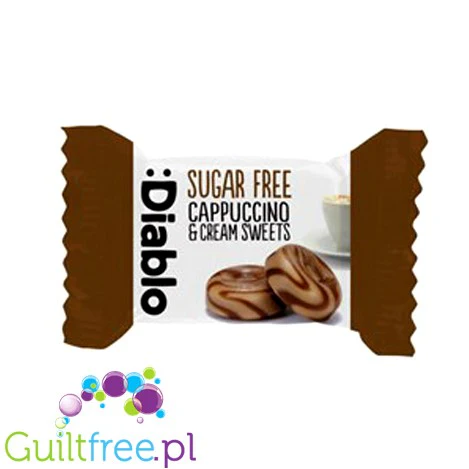 Diablo Cappuccino śmietankowe cukierki bez cukru 12kcal - Image 3