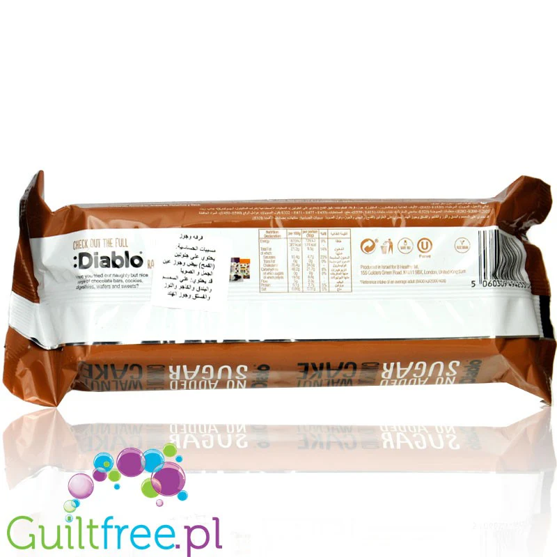 Diablo Cinnamon & Walnut Cake - gotowe ciasto cynamonowo-orzechowe bez cukru - Image 3