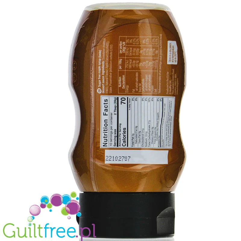 Diablo Dessert Sauce Salted Caramel - super gęsty sos deserowy bez dodatku cukru, Solony Karmel - Image 2