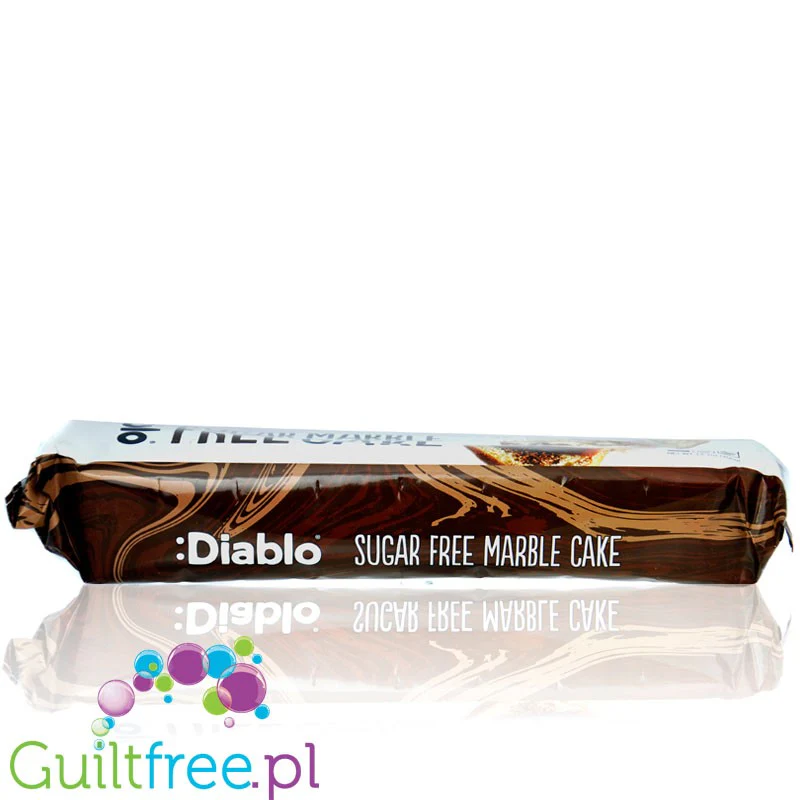 Diablo Sugar Free Marble Cake 0,4KG - duże gotowe ciasto marmurkowe bez cukru - Image 2
