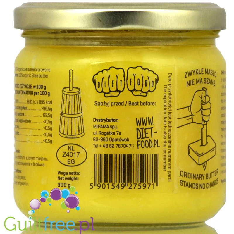 Diet Food Ghee organiczne masło klarowane - Image 4