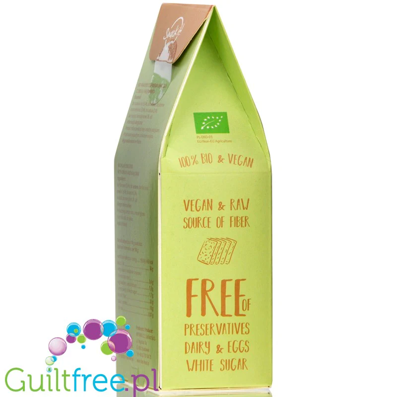 Diet Food Raw Flax Crackers bio krakersy lniane z cebulą i majerankiem, 5g węglowodanów - Image 4