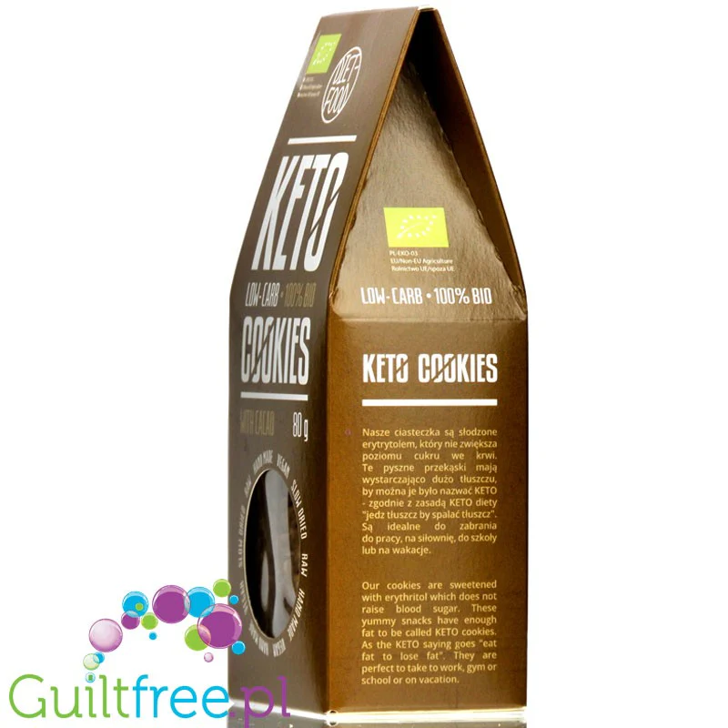 Diet Food Keto Cookies Cocoa - ketogeniczne bio ciasteczka kakaowe - Image 2