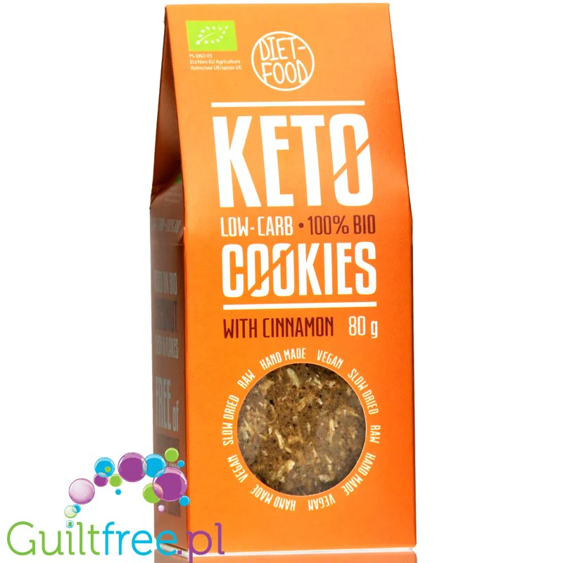 Diet Food Keto Cookies Bio Cinnamon  - ketogeniczne ciasteczka cynamonowe