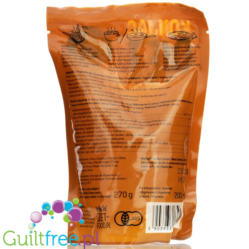 Diet Food Udon Zero No Smell 200g - makaron konjac shirataki - Image 2