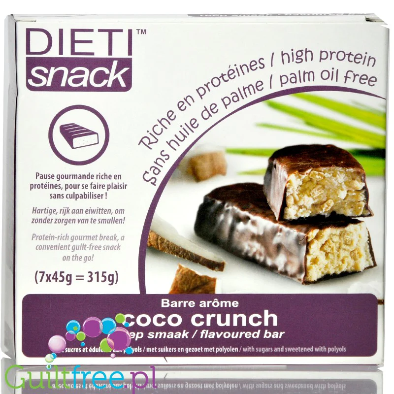 Dieti Snack Coco Crunch - proteinowy baton Kokos 15g białka - Image 4