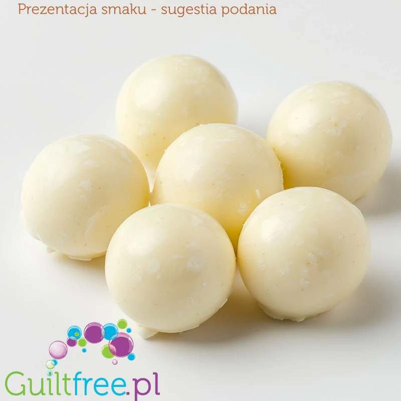 Dieti Snack Soy Puffs White Chocolate - chrupiące kuleczki proteinowe w polewie z białej czekolady