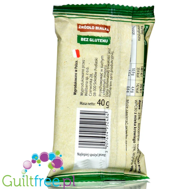 Dobry Squad Protein Cookie Orzechowe - bezglutenowe ciastko proteinowe z orzechami - Image 2