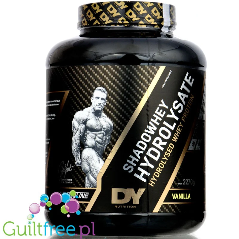 Dorian Yates Shadowhey Hydrolysate Vanilla 2,27KG - hydrolizat odżywka 90% białka zero cukru i tłuszczu