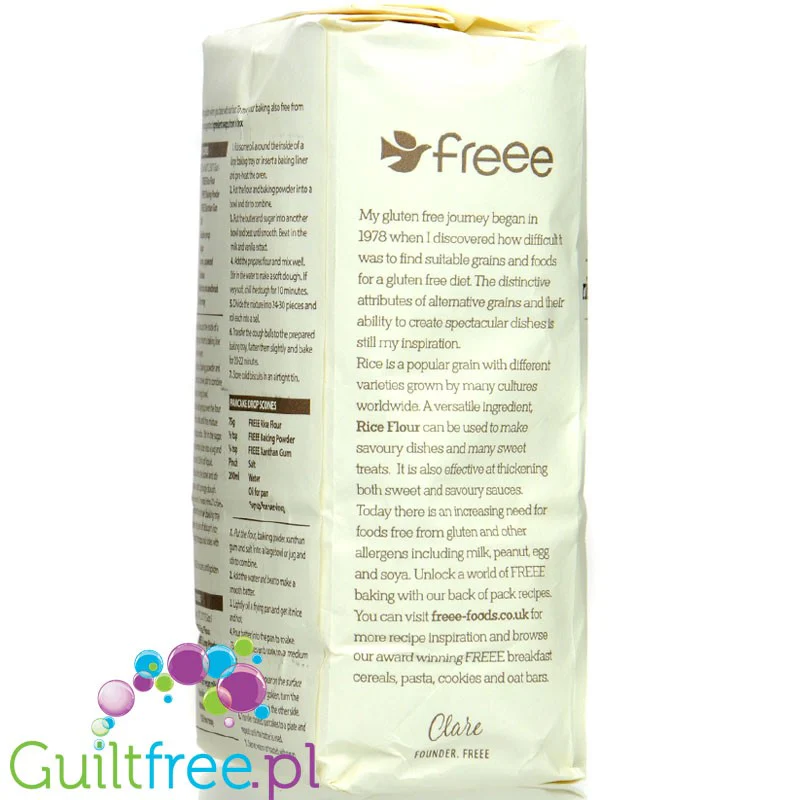 Doves Farm Rice Flour - bezglutenowa mąka ryżowa 1kg - Image 3