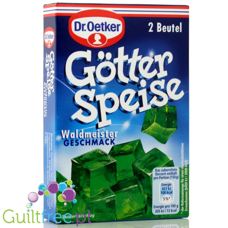 Dr Oetker galaretka bez cukru marzanka, 2-pak