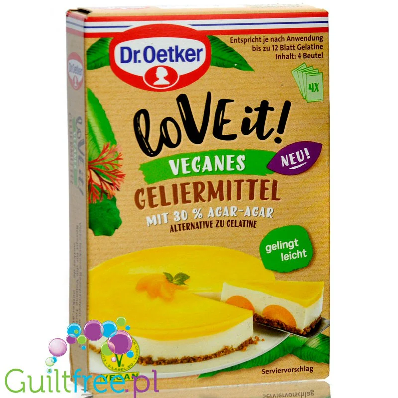 Dr Oetker LoVe it! Veganes Geliermittel - wegański zamiennik żelatyny z agarem i konjak