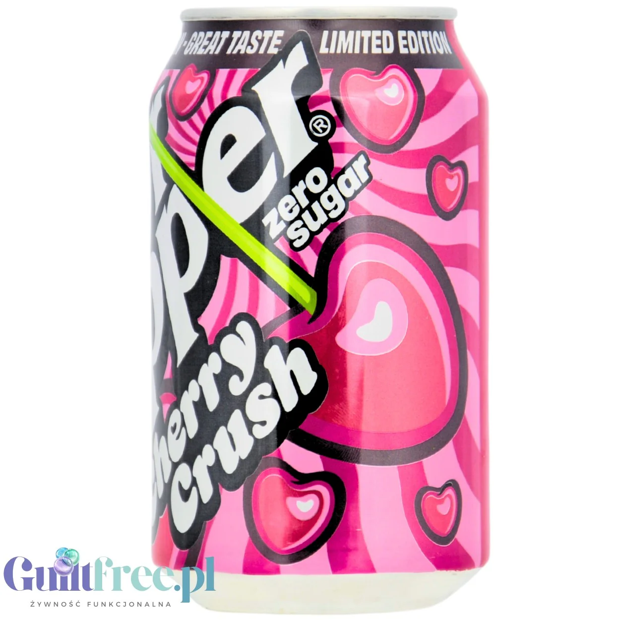 Dr Pepper Cherry Crush Zero Sugar - napój zero kalorii, wiśniowa edycja limitowana