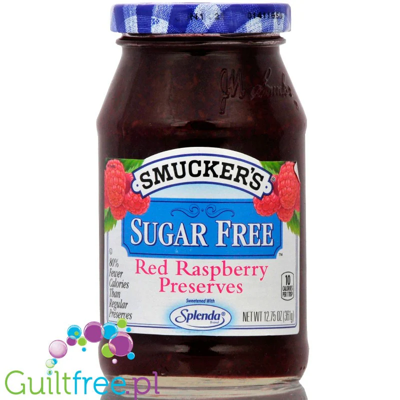 Smucker's dżem bez cukru z czerwonych malin