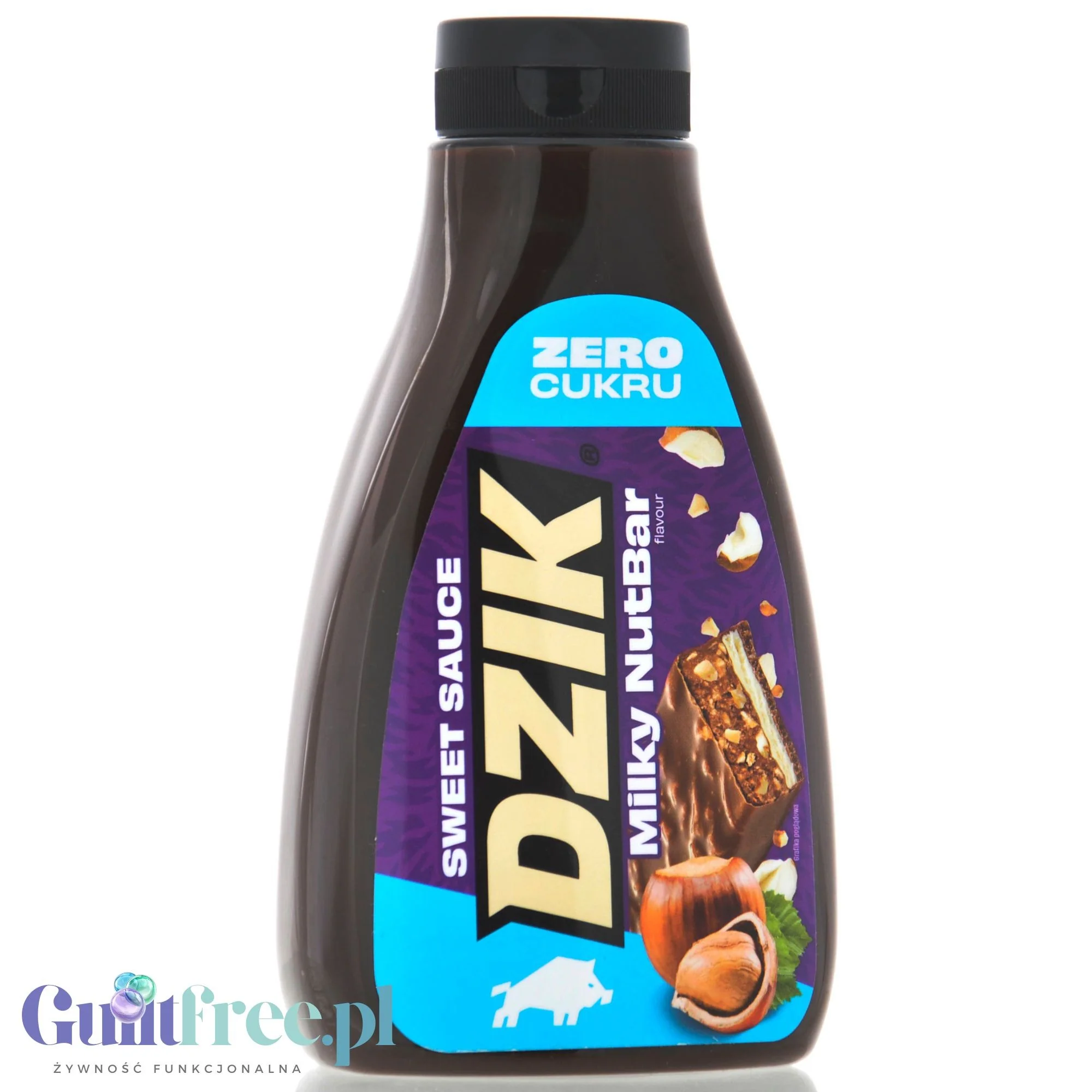 Dzik Sweet Sauce Milky NutBar Zero Cukru - Sos o smaku mlecznego batona bez cukru
