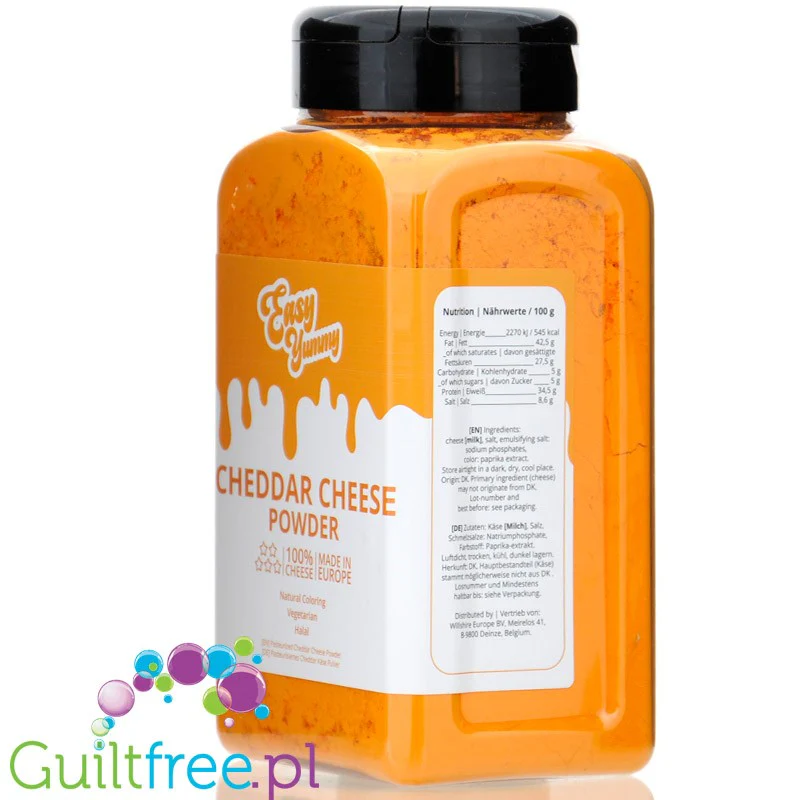 Easy Yummy Cheddar Cheese - 100% cheddar w proszku mega intensywny smak - Image 3