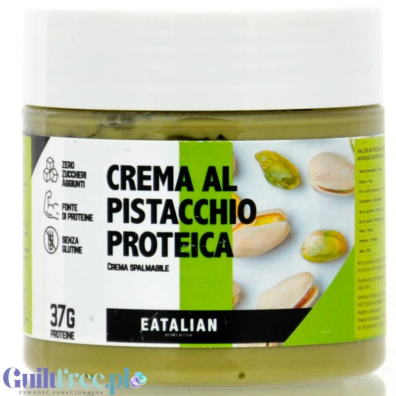 EATalian Crema al Pistacchio Proteico - proteinowy krem pistacjowy bez dodatku cukru z ksylitolem