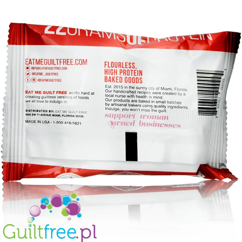 EatMe Guilt Free Blondie Birthday Cake - proteinowe ciacho z posypką, bez mąki i cukru - Image 3
