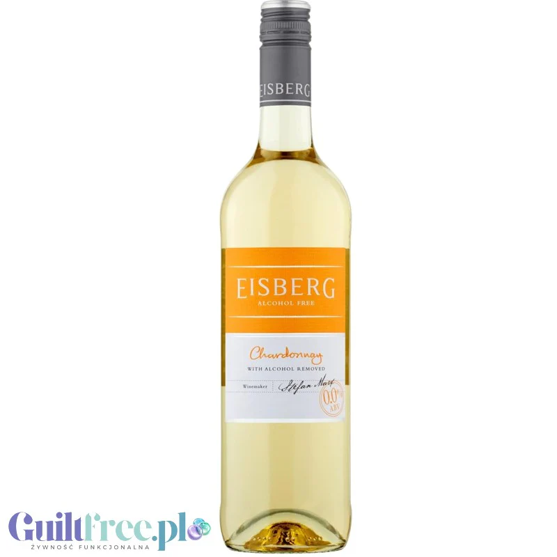 Eisberg Chardonnay bezalkoholowe białe wino półwytrawne 17kcal