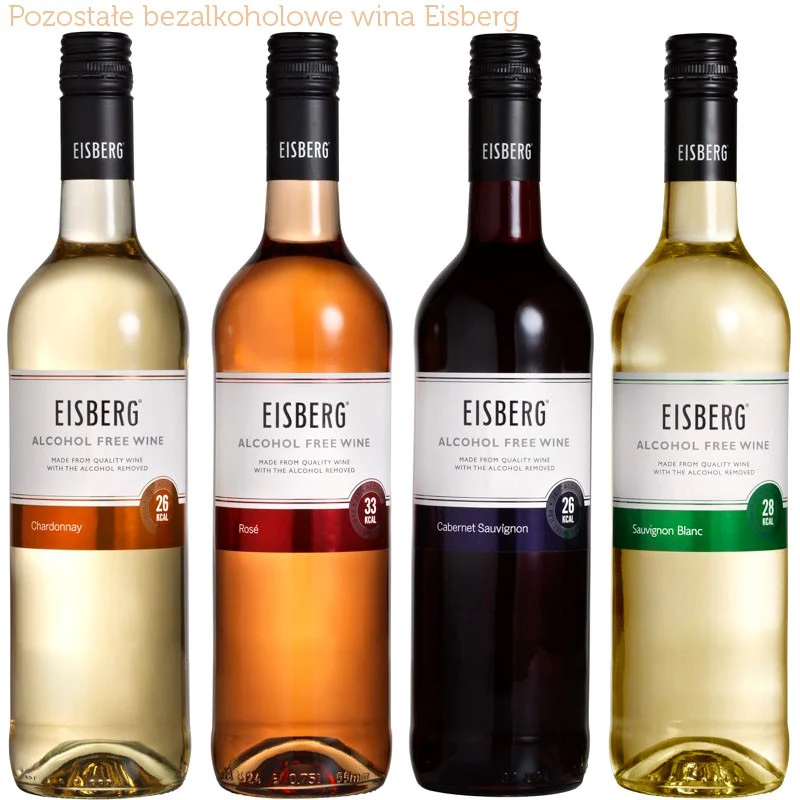 Eisberg Sauvignon Blanc - bezalkoholowe białe wino półwytrawne 18kcal - Image 3