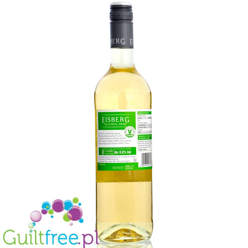 Eisberg Sauvignon Blanc - bezalkoholowe białe wino półwytrawne 18kcal - Image 5