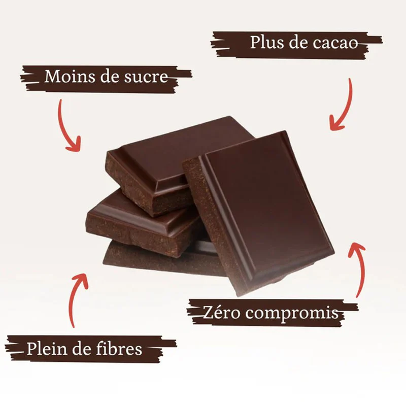 Elsy Chocolat Noir - ciemna czekolada błonnikowa bez maltitolu, tylko 5g cukru - Image 6