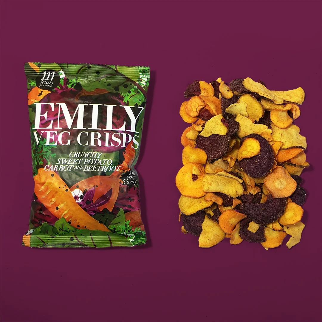 Emily Veg  Crisps Rainbow Roots - warzywne chipsy (marchewka, batat, burak) - Image 3