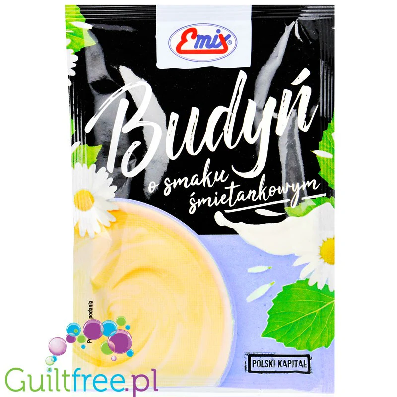 Emix Budyń Śmietanka - budyń bez cukru o smaku śmietankowym - Image 2