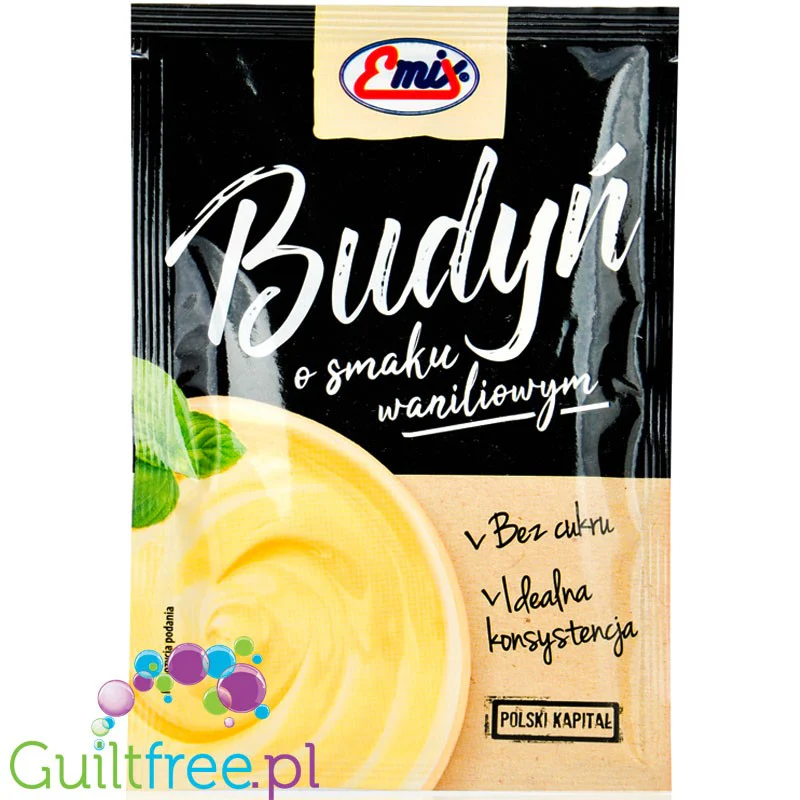 Emix Budyń Wanilia - budyń bez cukru o smaku waniliowym - Image 2