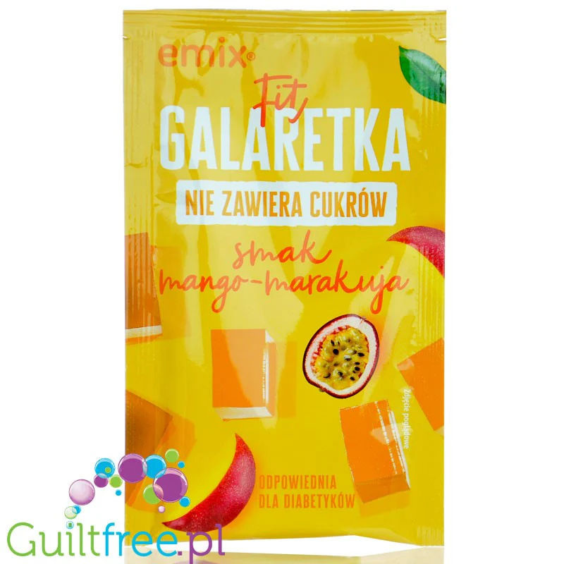Emix Fit Galaretka Mango & Marakuja - galaretka bez cukru odpowiednia dla diabetyków