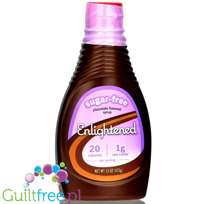 Enlightened Sugar Free Chocolate Syrup - czekoladowa polewa do lodów bez cukru