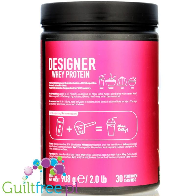 ESN Designer Whey Buttermilk Lime 0,9KG - WPI, WPH i WPC, odżywka o smaku Kremu Cytrynowego - Image 2