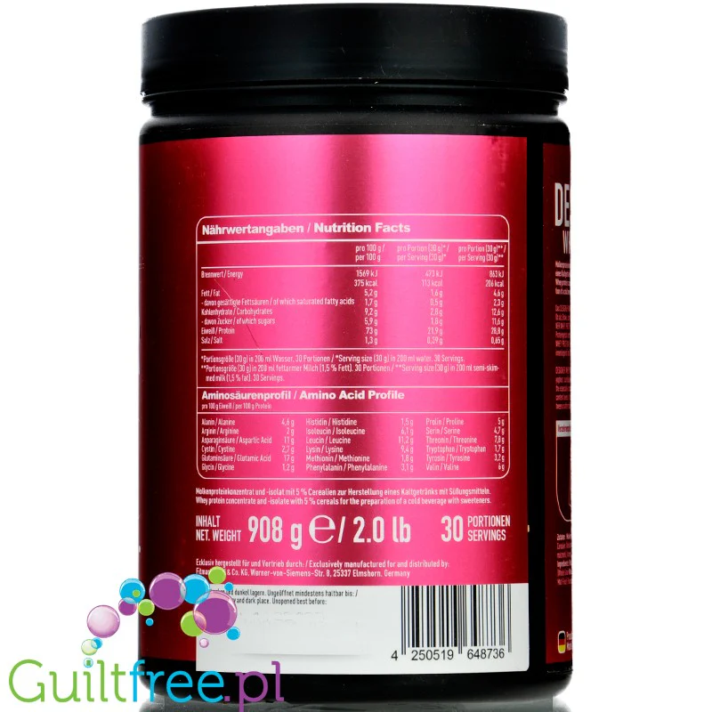 ESN Designer Whey Cinnamon Cereal 0,9KG - WPI, WPH i WPC, odżywka białkowa z cynamonowymi płatkami - Image 3