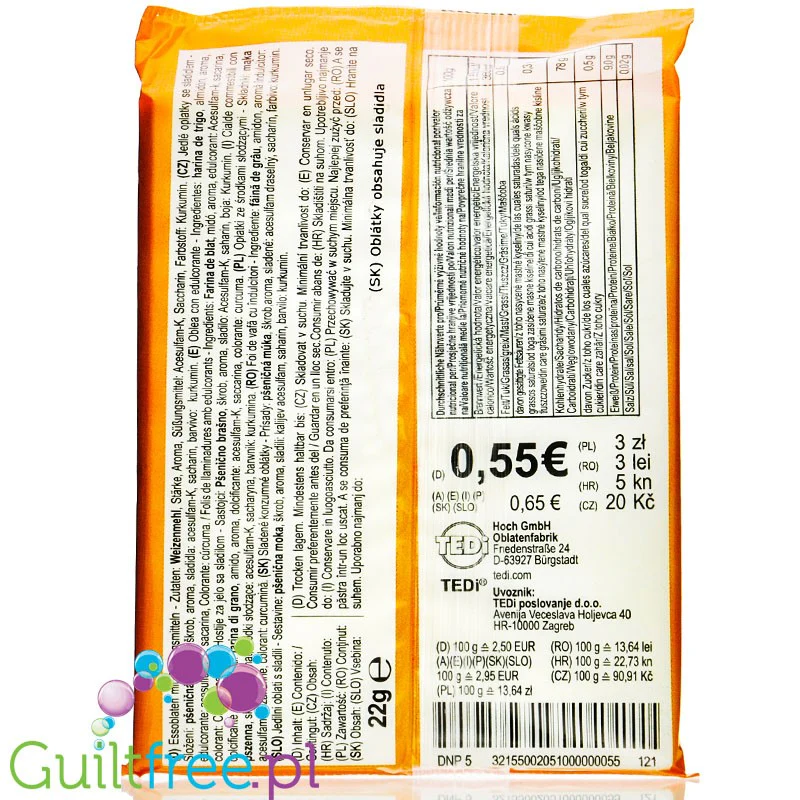 Esspapier Orangen - pomarańczowy kolorowy papier jadalny bez cukru - Image 2