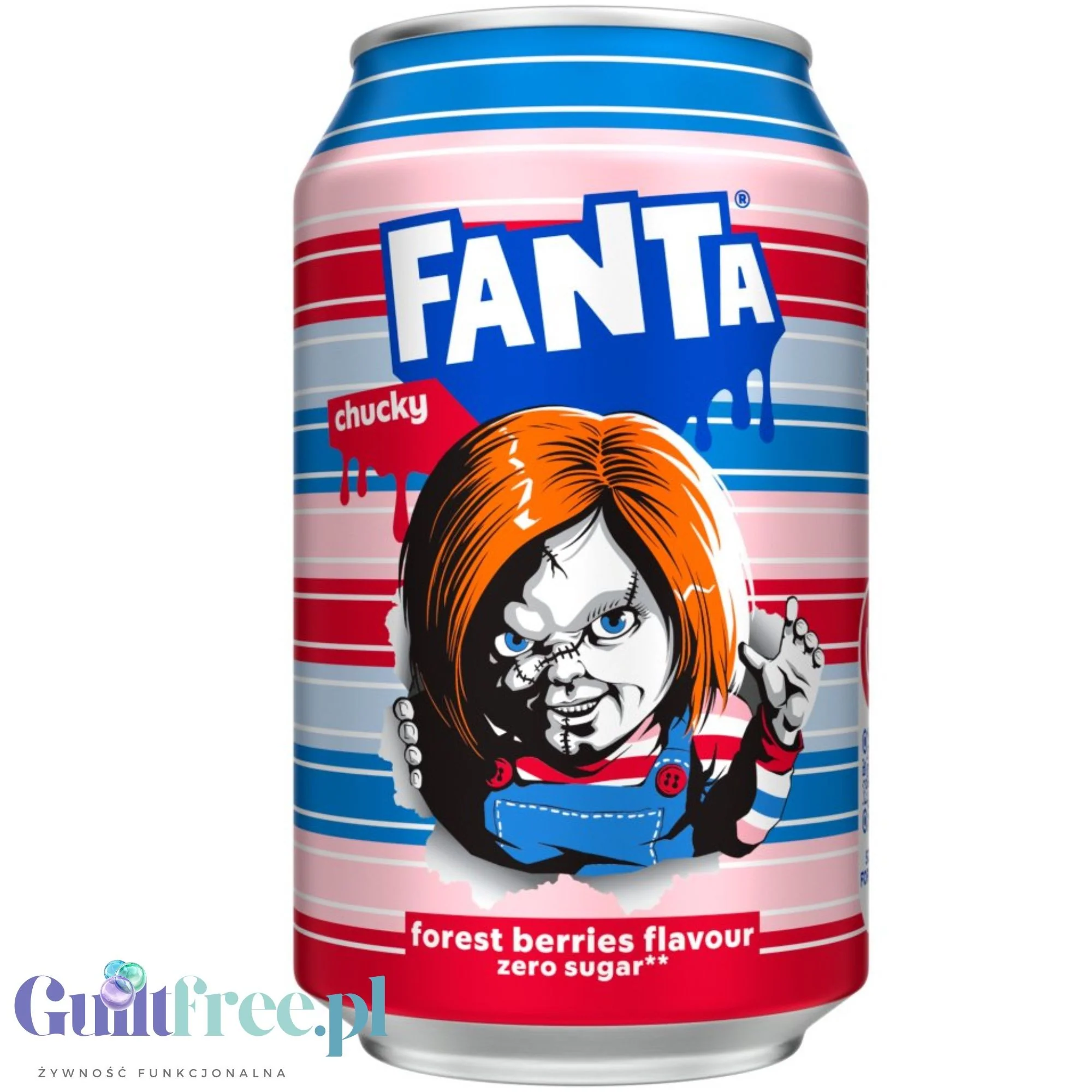 Fanta Chucky's Punch Forest Berries Zero Sugar 330ml - limitowana Fanta bez cukru i kalorii