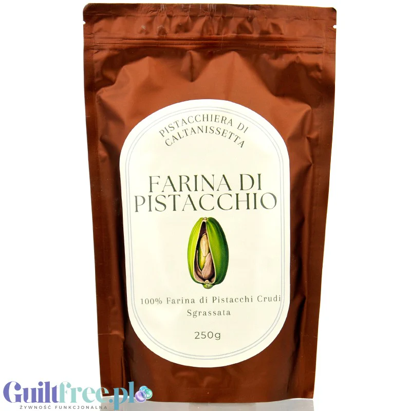 Pistacchiera Di Caltanissetta 100% Farina di Pistacchio - odtłuszczona włoska mąka pistacjowa