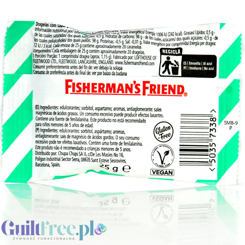 Fisherman's Friends Menta - miętowo-mentolowe pastylki bez cukru - Image 2