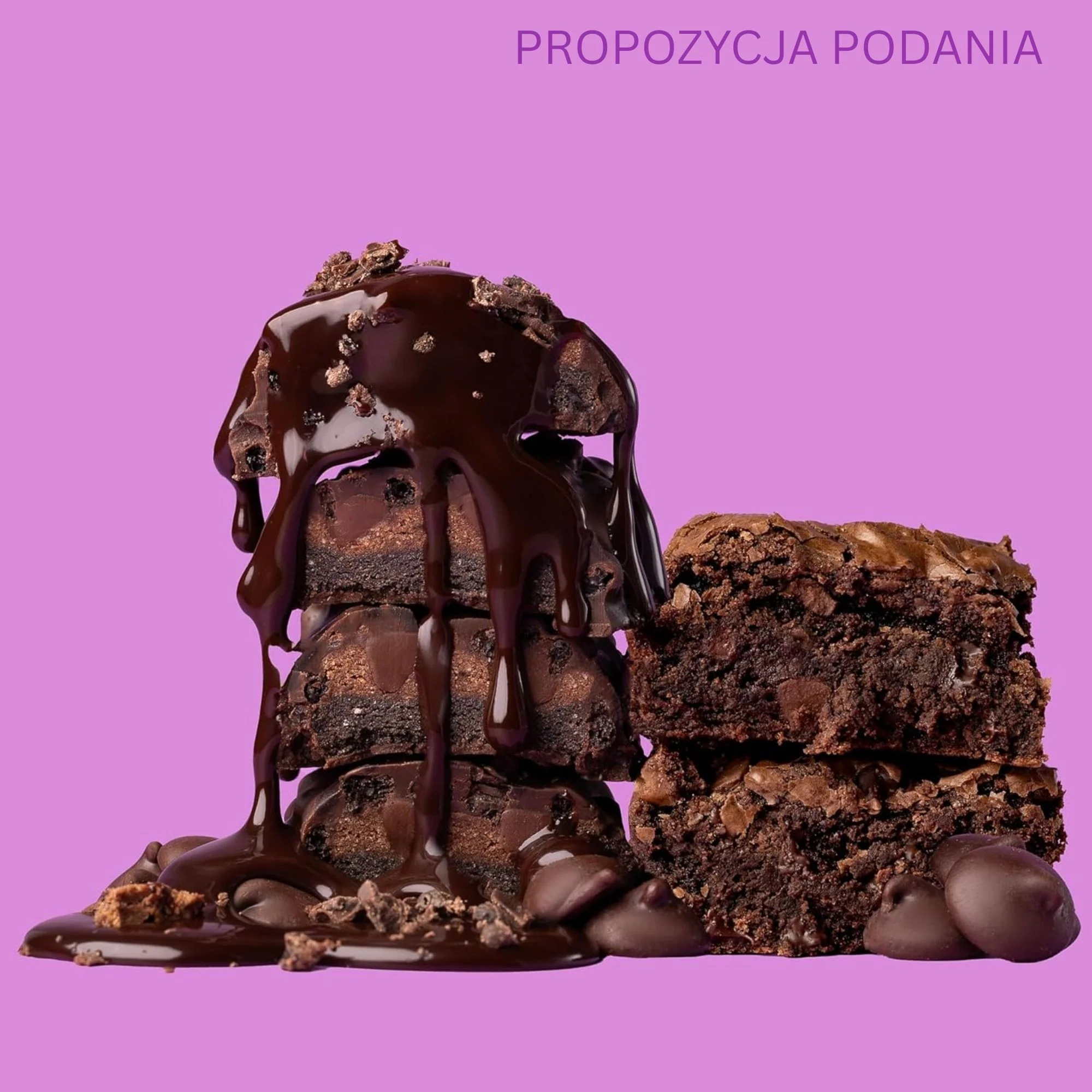 Fit Crunch Chocolate Brownie 46g - wypiekany baton białkowy z WPI - Image 2