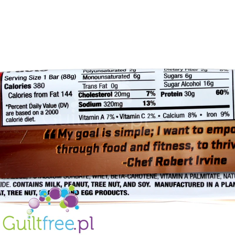 Fit Crunch Chocolate Chip Cookie Dough - baton XL 30g białka, Kruche Ciastka & Czekolada - Image 2