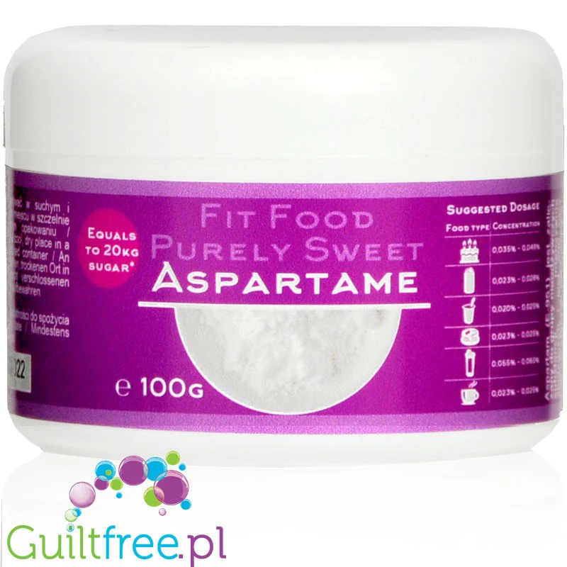 FITGridients Aspartame 100g - czysty aspartam bez wypełniaczy E-951 - Image 2